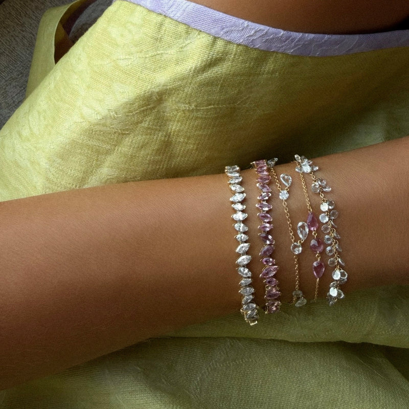Eau de Rose Cut Gaia Bracelet