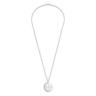 Classic 4 Initial "Love You To The Moon" Necklace with Star Set Diamond    by Logan Hollowell Jewelry