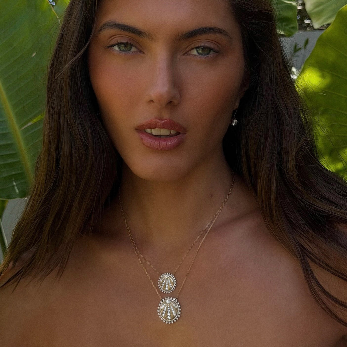 "You Are My Sunshine" Diamond Necklace (Store Sample with Letters) by Logan Hollowell Jewelry