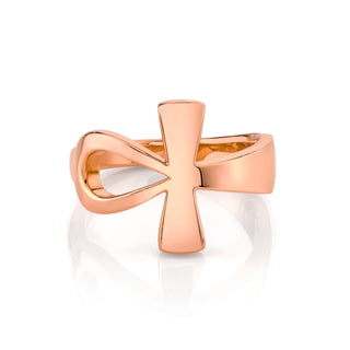 Eternal Ankh Ring Rose Gold 3.0  by Logan Hollowell Jewelry