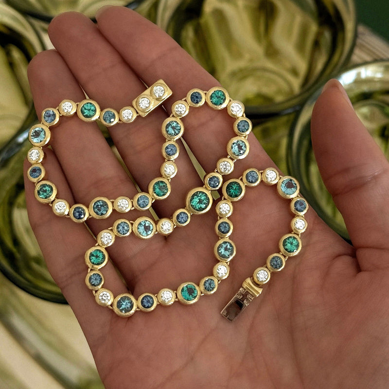 Marine Bubble Necklace by Logan Hollowell Jewelry