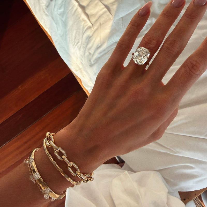 Atlantis Diamond Chain Bracelet by Logan Hollowell Jewelry