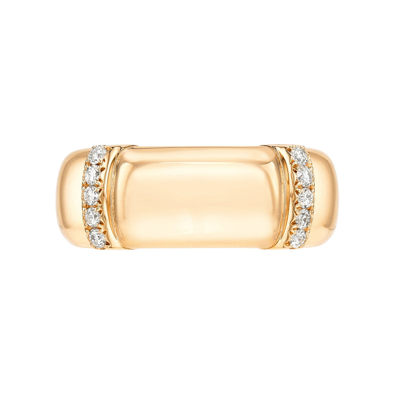French Pavé Diamond Aura Sleeve Gen 4 Rose Gold 4 by Logan Hollowell Jewelry