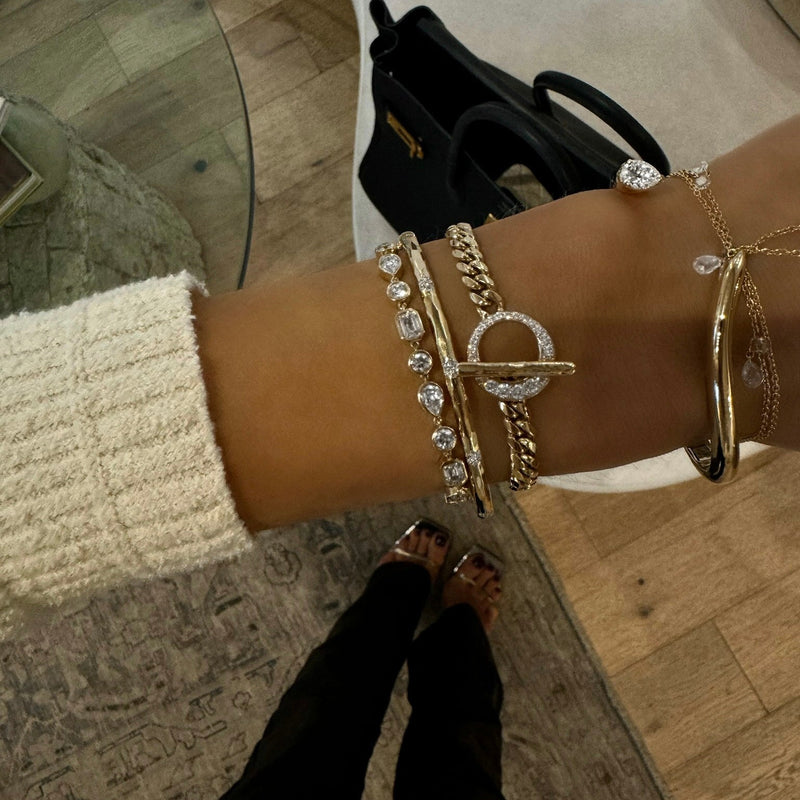 Diana Diamond Bracelet by Logan Hollowell Jewelry