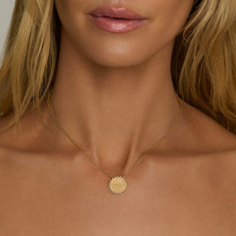 Classic 11:11 Sunshine Necklace with Diamonds by Logan Hollowell Jewelry