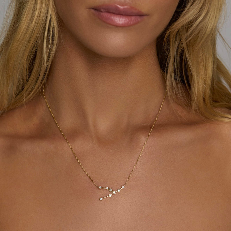 Taurus Constellation Necklace by Logan Hollowell Jewelry
