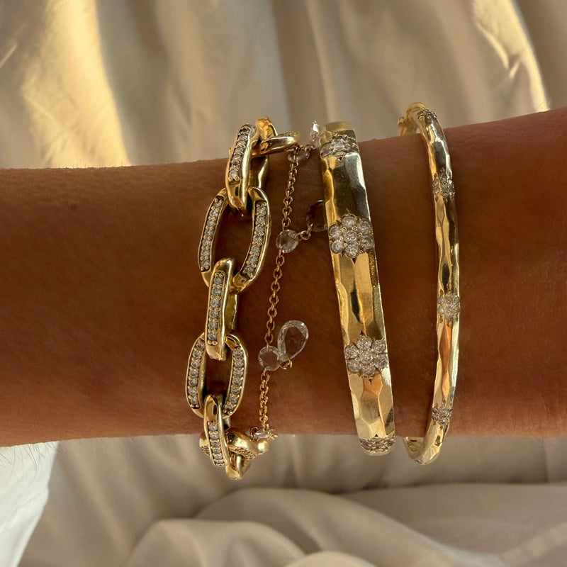 Atlantis Diamond Chain Bracelet by Logan Hollowell Jewelry