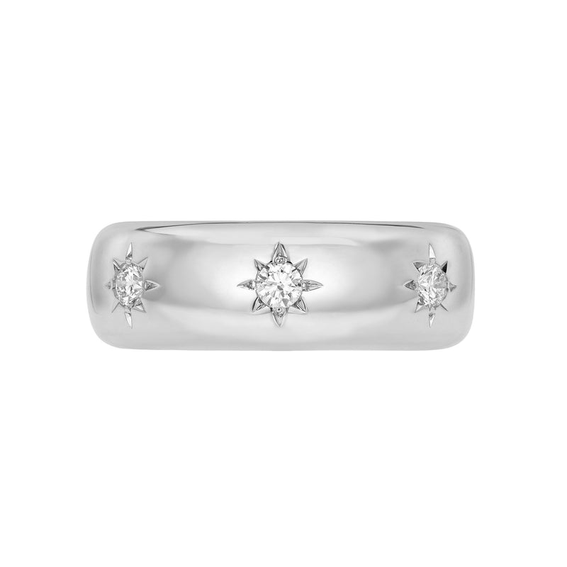 The Star Set Diamond Aura Sleeve Gen 5 - Lab-Created White Gold 4 by Logan Hollowell Jewelry