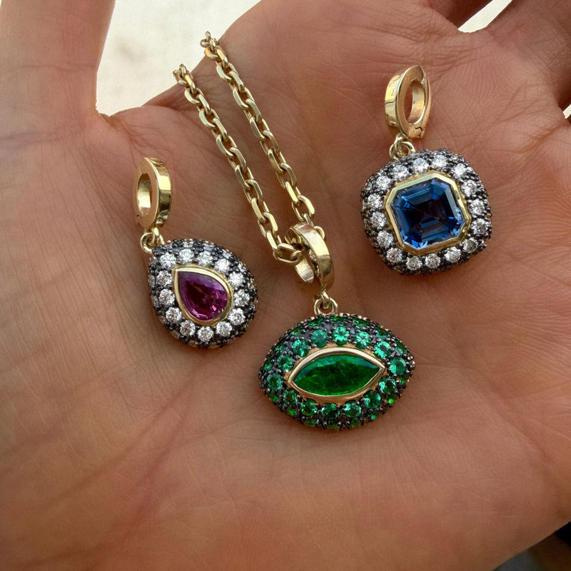 Emerald Pop Rocks Pendant