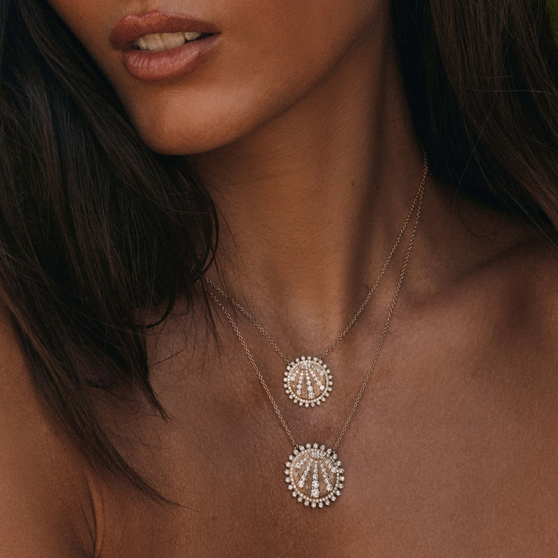 Petite "You Are My Sunshine" Diamond Necklace