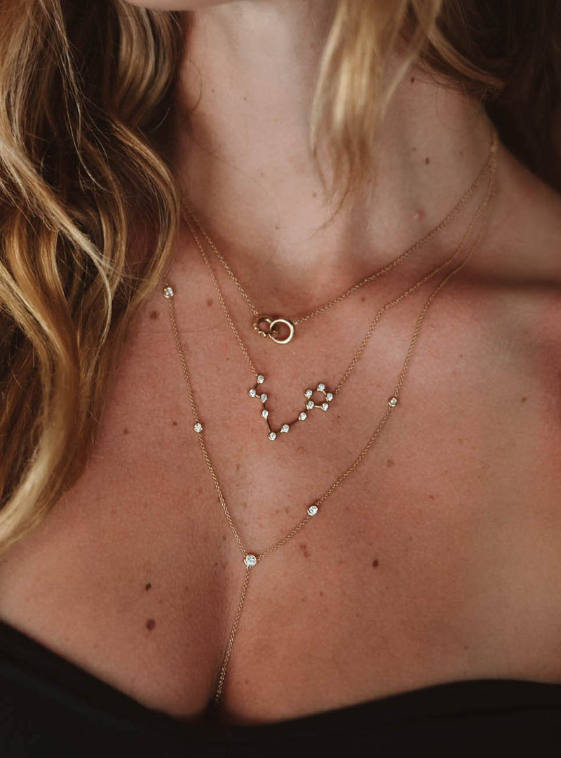 Solid Interlocking Unity Necklace by Logan Hollowell Jewelry