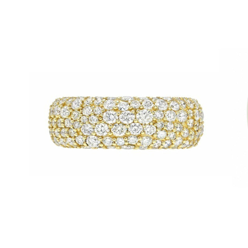 The Pavé Diamond Aura Sleeve: Gen 5 Gen 5 - Lab-Created Yellow Gold 4 by Logan Hollowell Jewelry