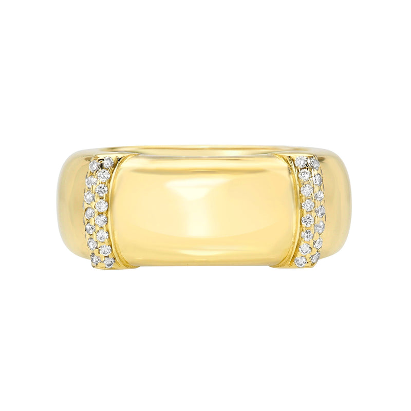 The Aura Sleeve (Showroom Sample) Yellow Gold 6 by Logan Hollowell Jewelry