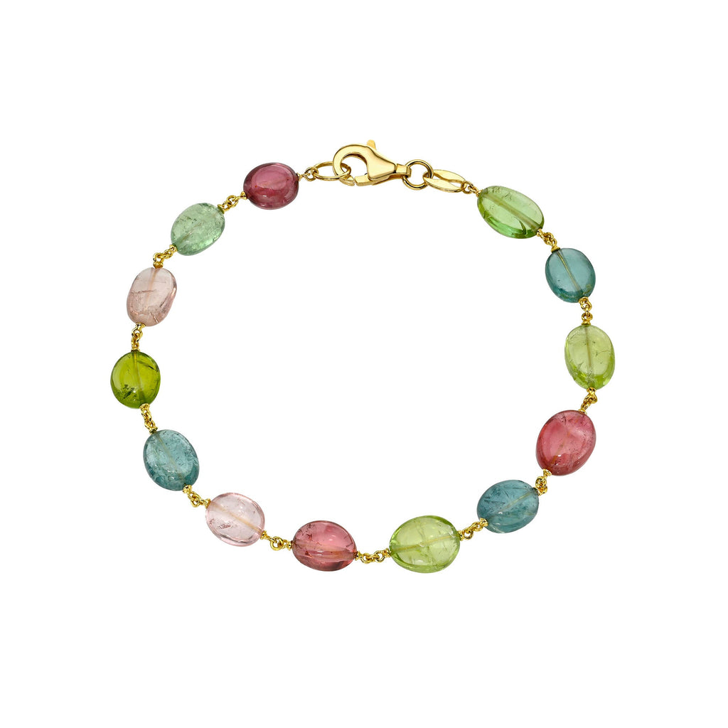 Candy Tourmaline Beaded Bracelet – Logan Hollowell