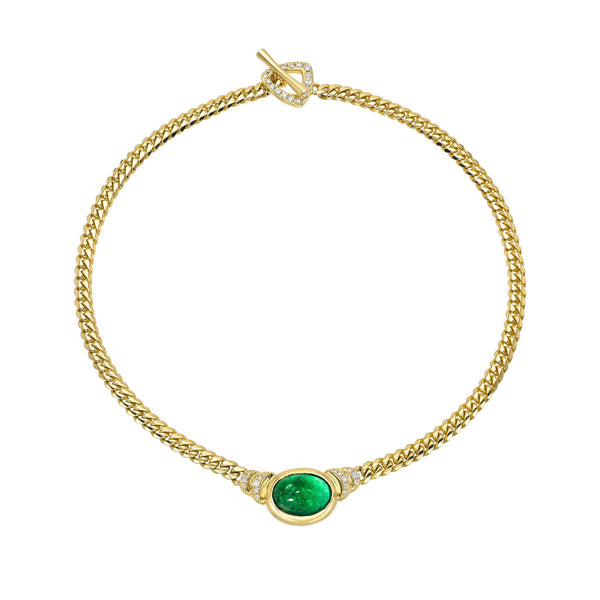 Maison Verde Necklace Yellow Gold by Logan Hollowell Jewelry