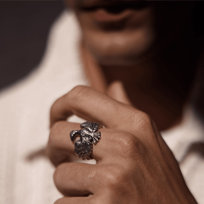 Men's Phoenix Ring by Logan Hollowell Jewelry