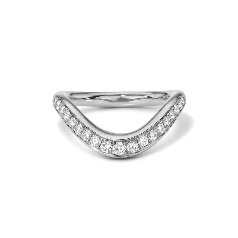 Enigma Channel Band White Gold 3 18K by Logan Hollowell Jewelry