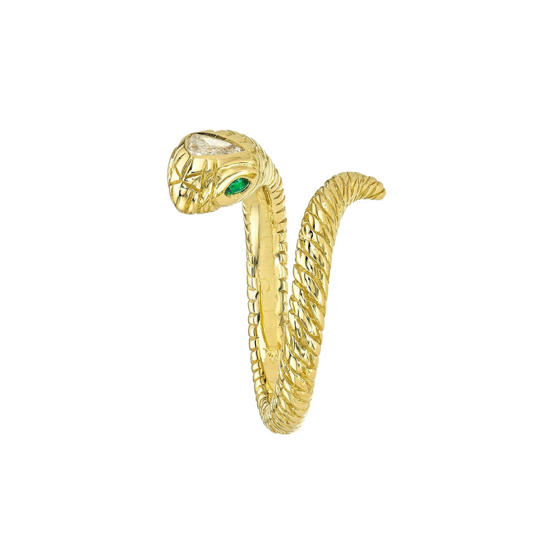 Kundalini Trillion Diamond Ring by Logan Hollowell Jewelry