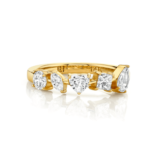 Harmony Diamond Ring Yellow Gold 3  by Logan Hollowell Jewelry