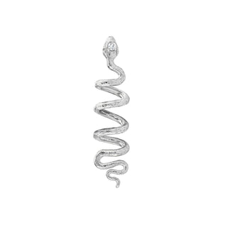 Kundalini Snake Charm Silver   by Logan Hollowell Jewelry