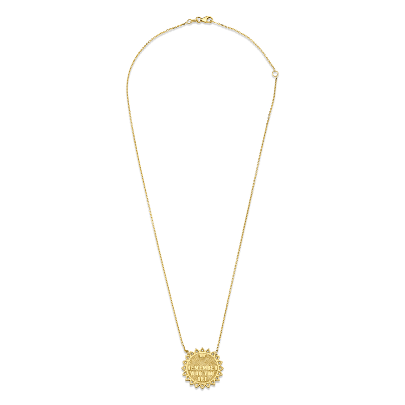 Classic 11:11 Sunshine Necklace with Diamonds (Already Engraved) by Logan Hollowell Jewelry