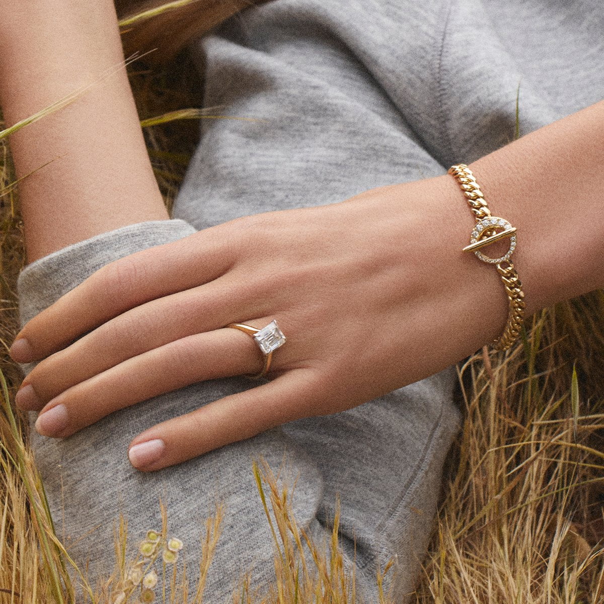 Queen Cuban Bracelet with Pavé Diamond Unity Toggle | Ready to Ship by Logan Hollowell Jewelry