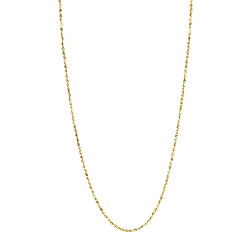 Baby Golden Rope Chain | Ready to Ship Yellow Gold 16" by Logan Hollowell Jewelry