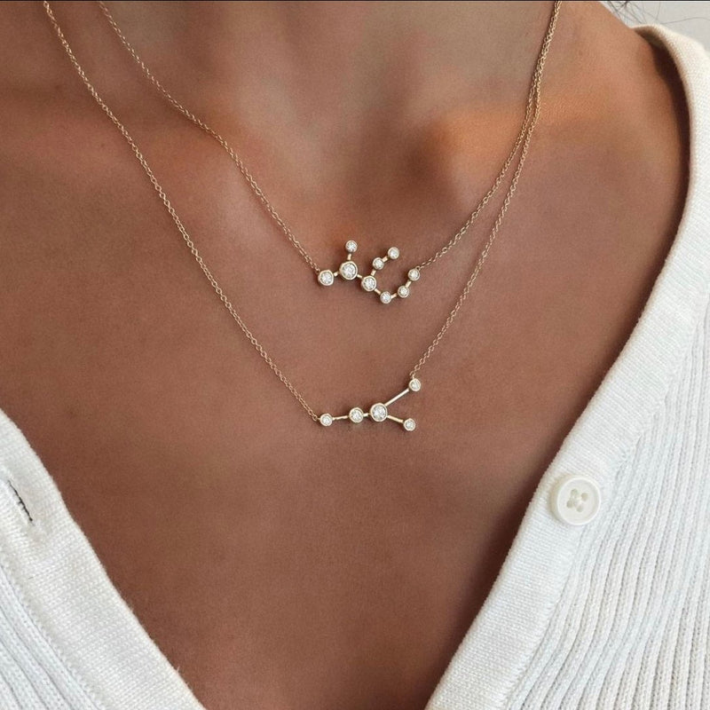Virgo Constellation Necklace by Logan Hollowell Jewelry