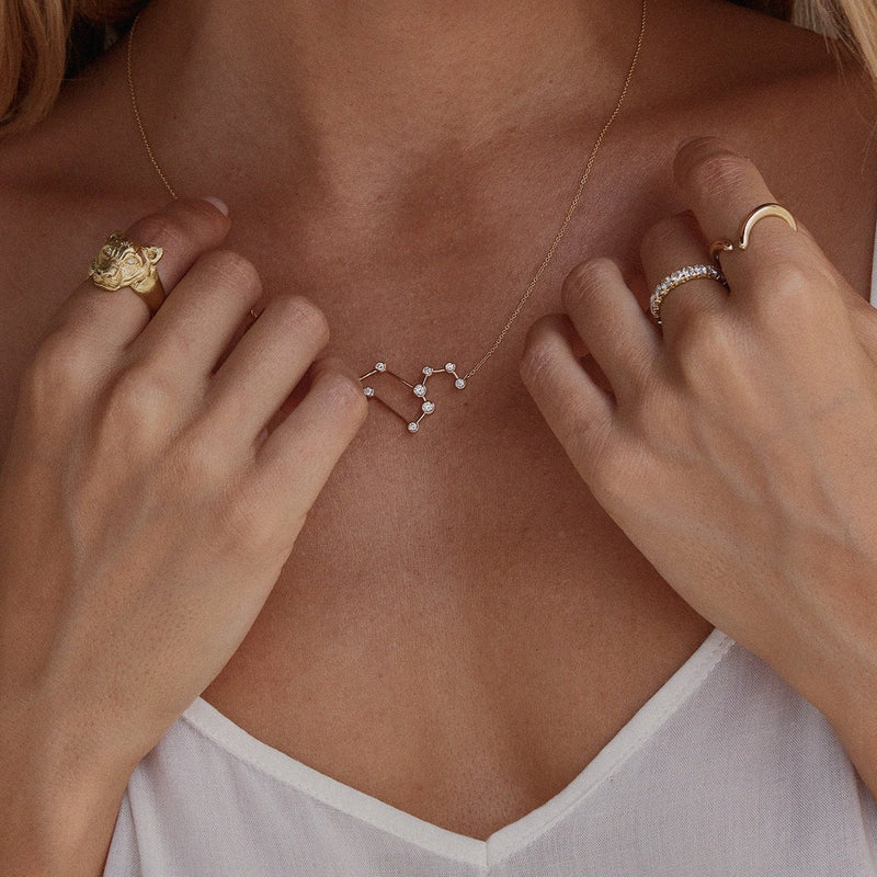 Leo Constellation Necklace by Logan Hollowell Jewelry