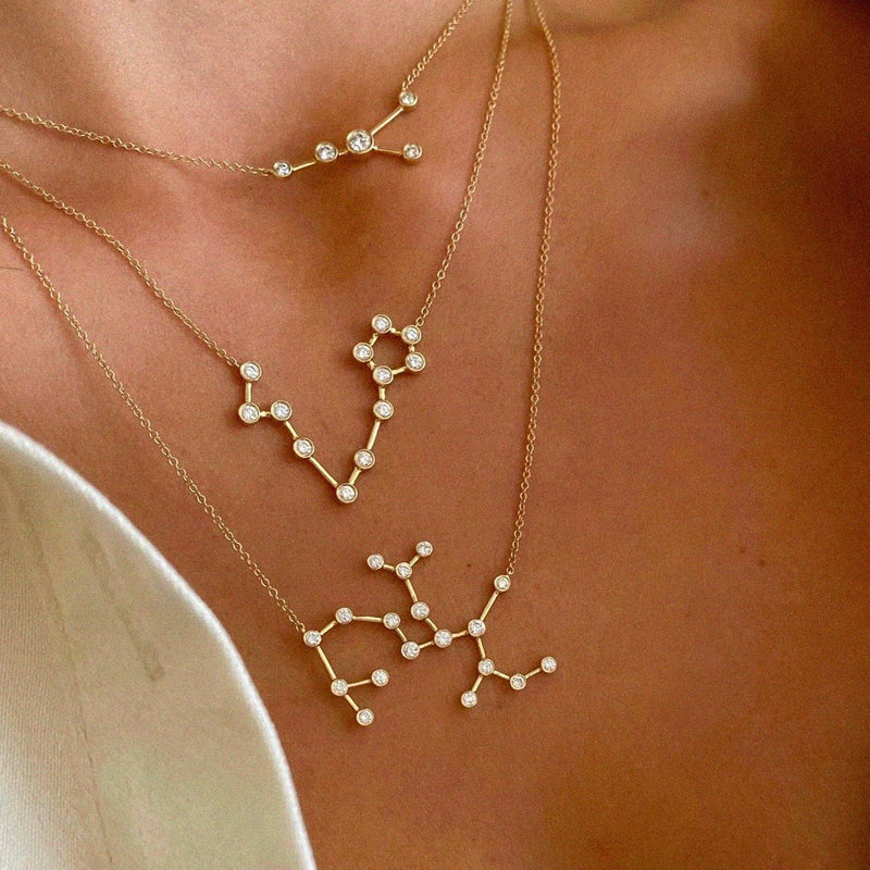 Cancer Constellation Necklace by Logan Hollowell Jewelry