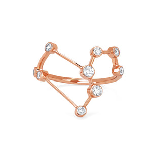 Leo Constellation Ring Rose Gold 4  by Logan Hollowell Jewelry
