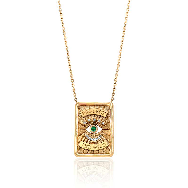 Gaia Protection Necklace by Logan Hollowell Jewelry