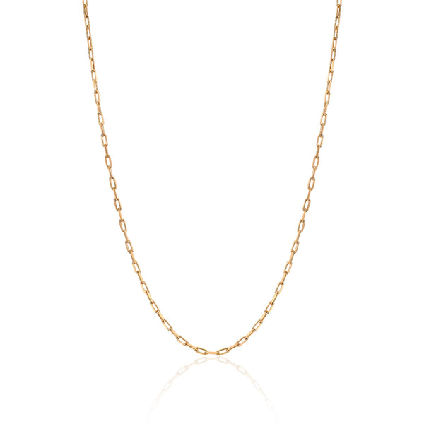 Baby Alchemy Link Necklace | Ready to Ship Yellow Gold 16" by Logan Hollowell Jewelry