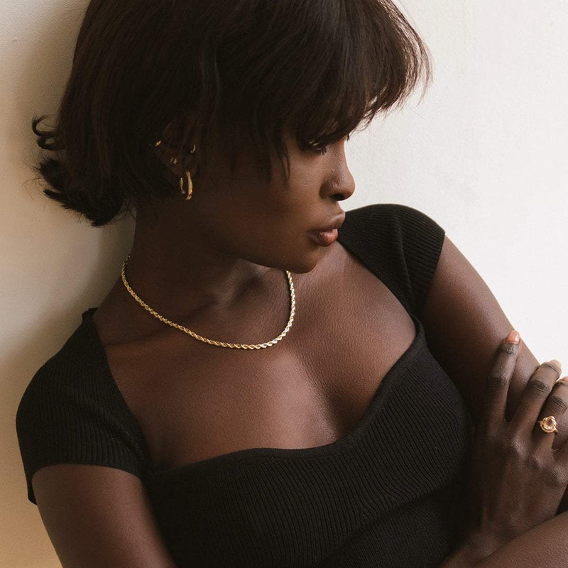 Golden Rope Chain by Logan Hollowell Jewelry