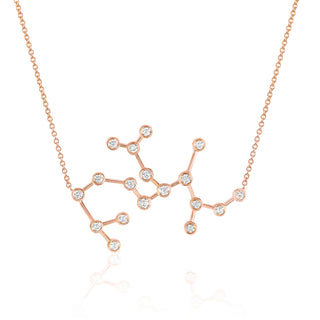 Sagittarius Constellation Necklace Rose Gold   by Logan Hollowell Jewelry