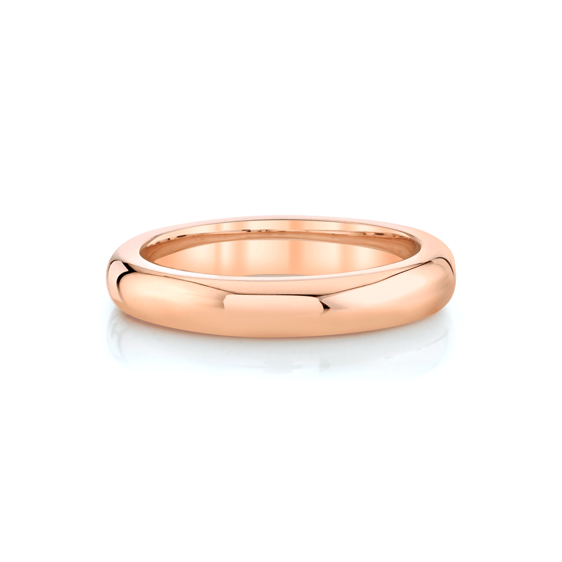 Solid Cloud Fit Band Rose Gold 4 by Logan Hollowell Jewelry