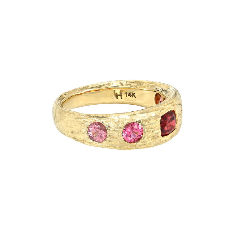 Queen Rose Spinel Band by Logan Hollowell Jewelry