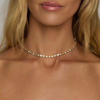 Diana Diamond Necklace by Logan Hollowell Jewelry