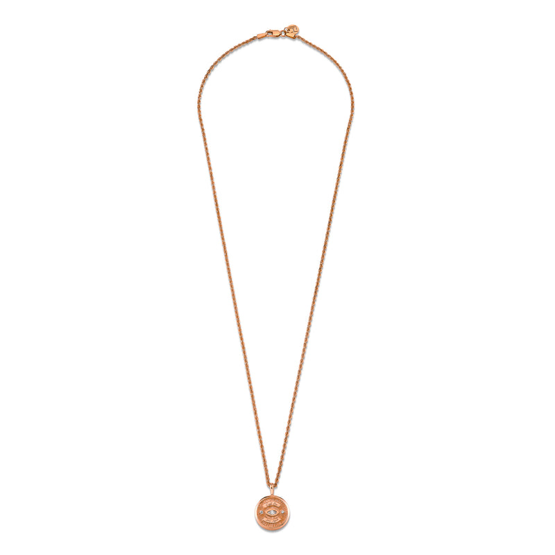 Mini Call On Your Angels Coin Necklace | Ready to Ship by Logan Hollowell Jewelry