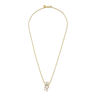 Diamond Rain Cloud Necklace    by Logan Hollowell Jewelry