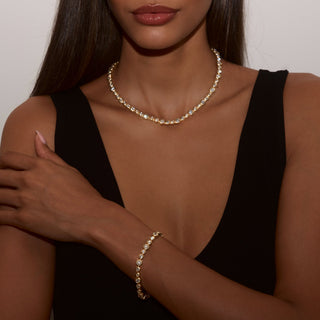 Diamond Bubble Bracelet by Logan Hollowell Jewelry