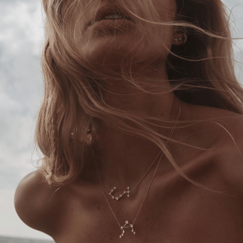 Libra Constellation Necklace    by Logan Hollowell Jewelry