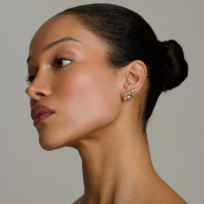 Mermaid Bubble Earrings by Logan Hollowell Jewelry
