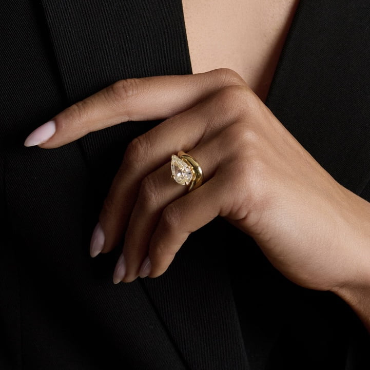 Enigma Floating Diamond Setting by Logan Hollowell Jewelry