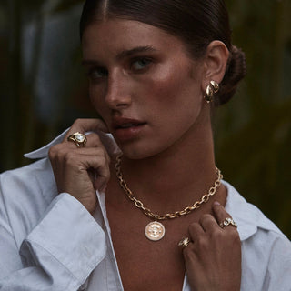 Large Tusk Earrings by Logan Hollowell Jewelry