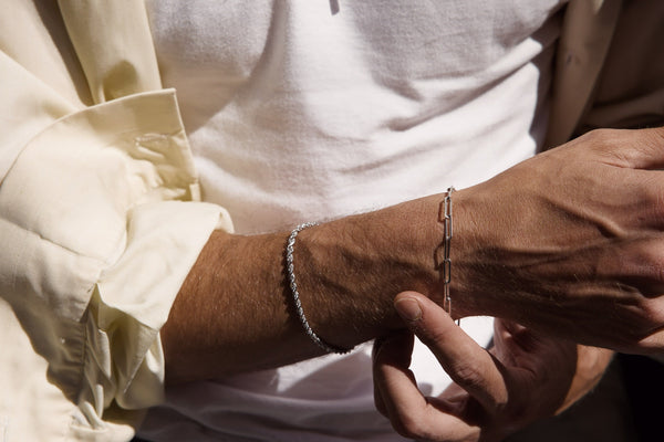 Men's Alchemy Link Bracelet by Logan Hollowell Jewelry