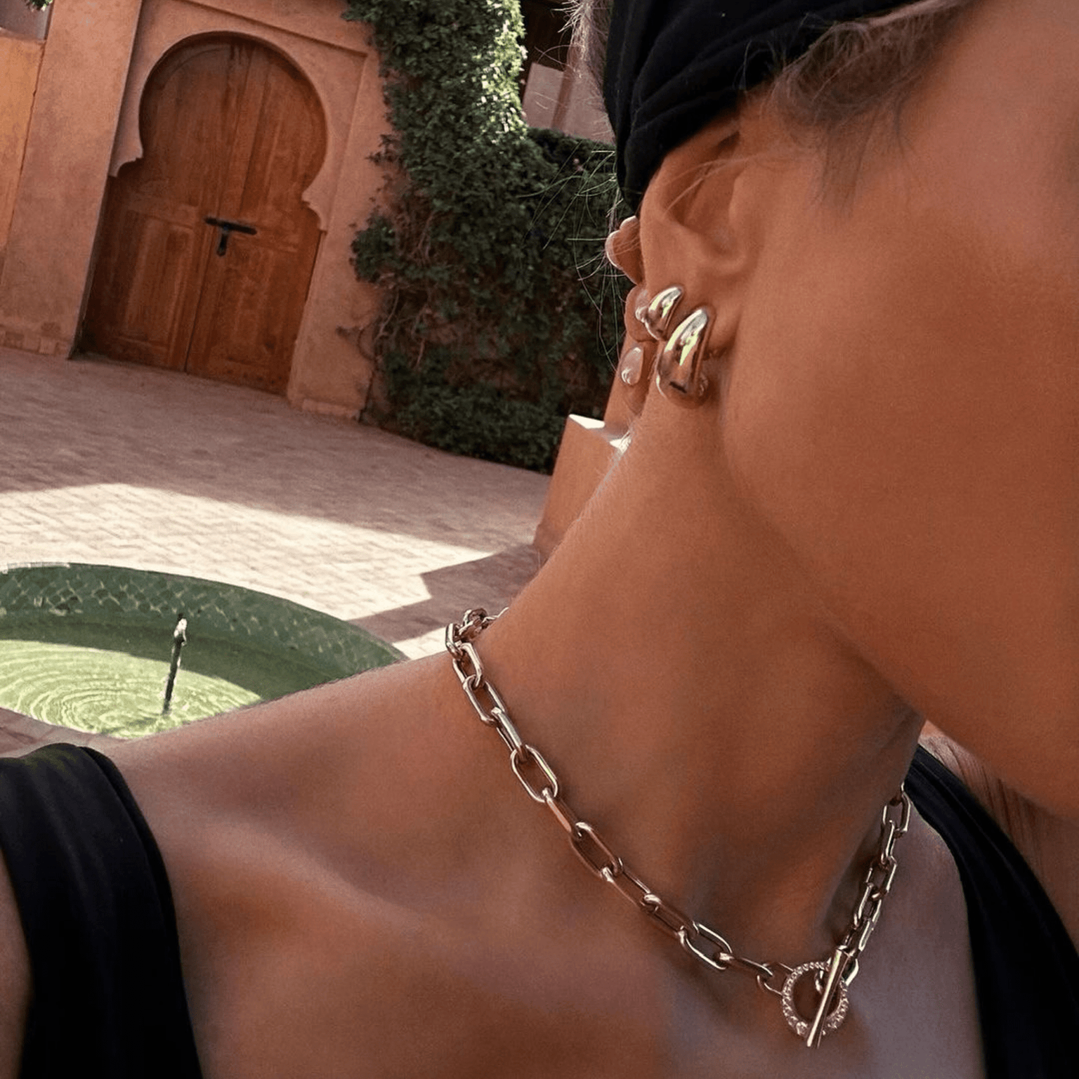 14K Large Tusk Earrings by Logan Hollowell Jewelry