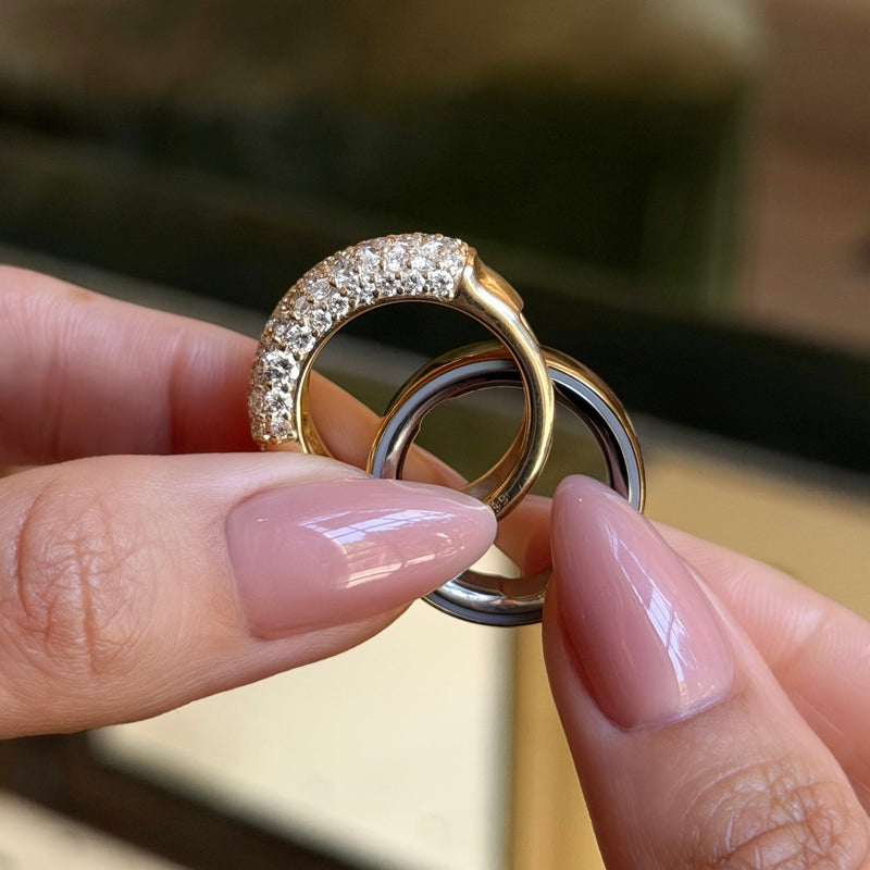 The Pavé Diamond Aura Sleeve 2.0 (Showroom Sample) by Logan Hollowell Jewelry