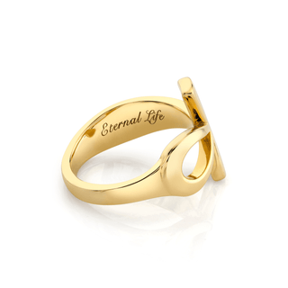 Eternal Ankh Ring    by Logan Hollowell Jewelry