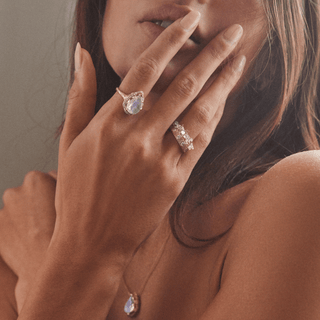 Eau de Rose Cut Diamond Ring | Ready to Ship    by Logan Hollowell Jewelry